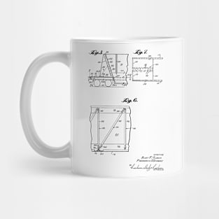 Gondola Railway Car Vintage Patent Hand Drawing Mug